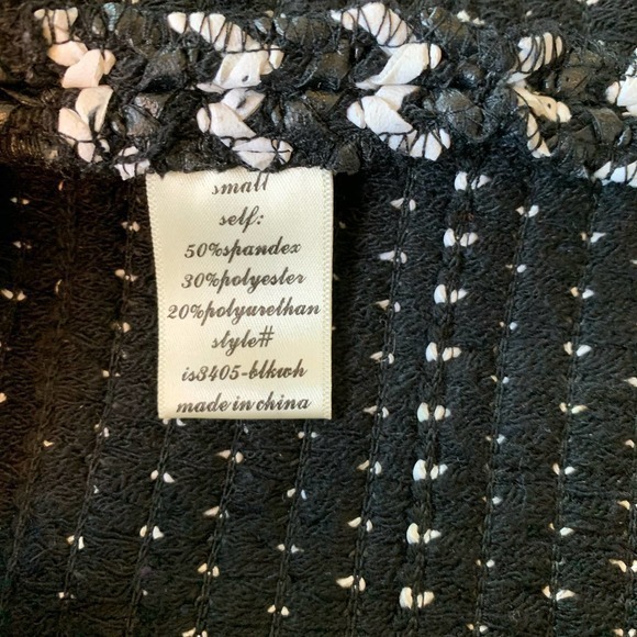 Miami Skirt Size Small Black and White Puffy Skirt - Picture 6 of 9